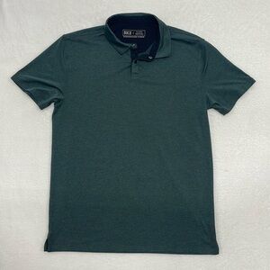 BKE Performance Fabric Polo Shirt Green Short Sleeve Mens XL
